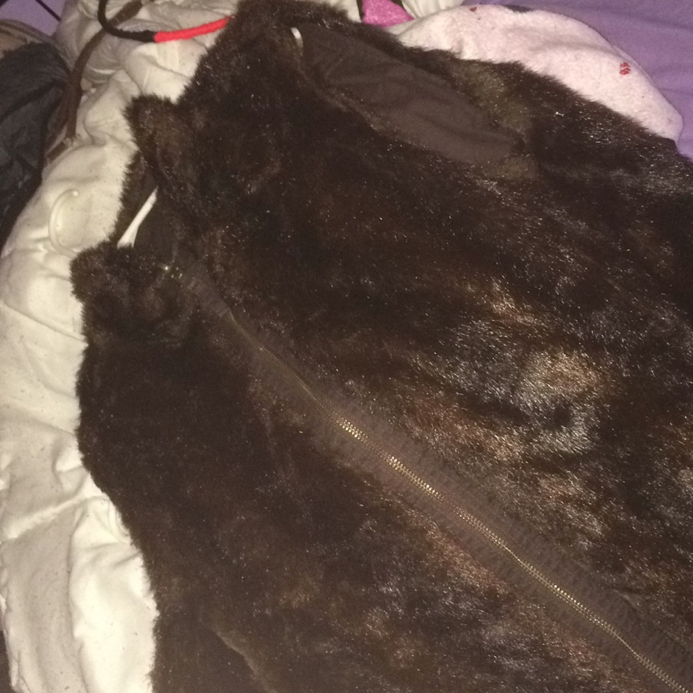 Brown winter jacket